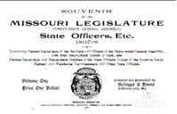 Souvenir of the Missouri Legislature (Thirty-Ninth General Assembly); 10500658 Vol.1